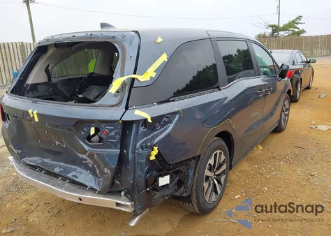 2025 Honda Odyssey Ex-L from USA, damaged, VIN 5FNRL6H66SB070617